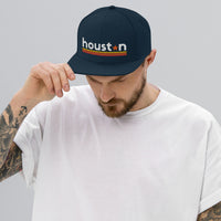 Houston Embroidered Stitched Snapback Trucker Hat