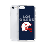 iPhone Case Los Oilers Houston Football Texans Vintage Retro TX H-Town HTX - Blue