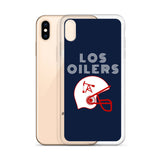iPhone Case Los Oilers Houston Football Texans Vintage Retro TX H-Town HTX - Blue