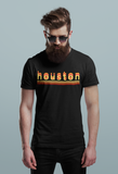 Houston TX Texas Vintage Retro Astros Baseball H-Town HTown HTX HOU - T-Shirt