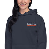 Houston TX Retro Embroidered Premium Hoodie Stitched Sweater HOU H-Town HTX
