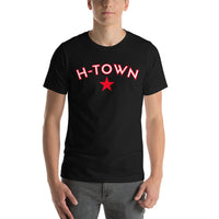 Houston TX Oilers Blue Star Rockets Retro Vintage HTX H-Town T-Shirt