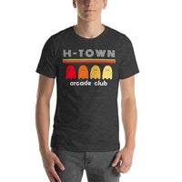 Unisex Houston TX Texas H-Town HTown HTX Arcade Game Gaming Pac Man - Short-Sleeve T-Shirt