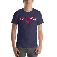 Houston TX Oilers Blue Star Rockets Retro Vintage HTX H-Town T-Shirt